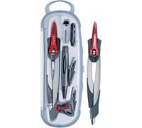 [196101] Maped Coffret compas Stop System 5 pièces Gris