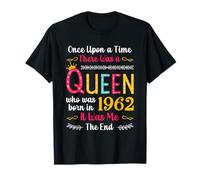 1962 Birthday Queen Girls Women Born in 1962 T-Shirt