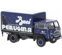 1962 Camion Fiat 642 Koffer "Chocolate Perugina" Bleu/Blanc/Noir 1:87 (H0) Breki