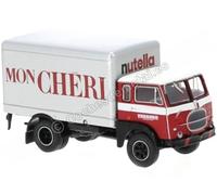 1962 Camion Fiat 642 Koffer "Ferrero Nutella" Blanc/Rouge 1:87 (H0) Brekina Star