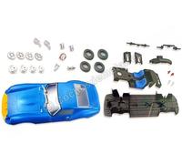 1962 Ferrari 250 GTO Nº112 Targa Florio "Kit Métallique" Bleu/Jaune 1:24 Bburago
