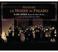 ベルリン・ドイツ・オペラ 日生劇場 1963 ~ モーツァルト : 歌劇 「フィガロの結婚」 (全曲) (Mozart : Le Nozze Di Figaro / Karl Bohm | Deutsche Oper Berlin ~ Live in Nissei Theater 1963) [3CD] [Live Recording] [国内プレス] [日本語帯・解説付]