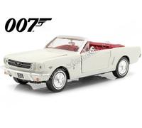Motormax Voiture miniature Ford Mustang 1964 1/2 Cabriolet James Bond 007 Goldfinger beige 1/24