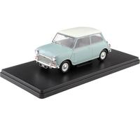 1965 Austin Mini Cooper S Azul / Blanco 1:24 Whitebox 124183