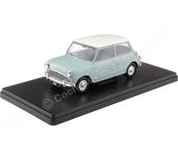 1965 Austin Mini Cooper S Bleu/Blanc 1:24 WhiteBox 124183
