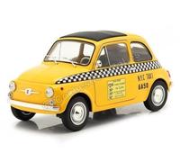 1965 Fiat 500 L Taxi New York City Jaune 1:18 Solido S1801407