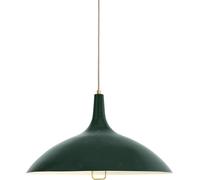GUBI Suspension Tynell Collection 1965 – Vert – Métal et verre – H 26 cm Ø 46 cm
