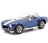 1965 Shelby Cobra SC 427 Bleu-blanc 1:24 Welly 24002