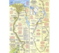 1965 Vallée du Nil, terre des pharaons (carte)