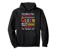 1966 Birthday Queen Girls Women Born in 1966 Sweat à Capuche