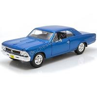 1966 Chevrolet Chevelle SS 396 Azul 1:24 Maisto 31960