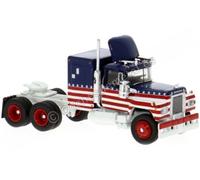 1966 Tête Tractrice Mack RS 700 Drapeau États-Unis Bleu/Rouge/Blanc 1:87 Brekina