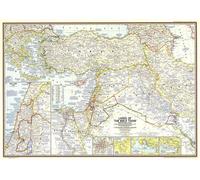 1967 Carte des terres de la Bible aujourd'hui
