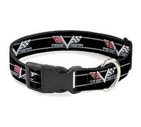 1967 Impala 396 Turbo Jet V Collier pour Chien Noir 22,9 à 38,1 cm de Large