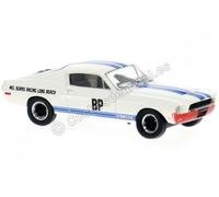 1968 Ford Mustang GT 350 Fastback Mel Burns BP Blanc 1:87 (H0) Brekina 19613