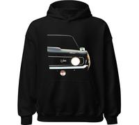 1969 Chevy Camaro Z28 Vintage Muscle Car Sweat à capuche, noir, Large