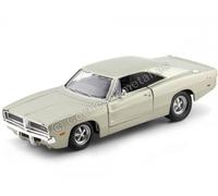 1969 Dodge Charger R-T Or Métallique 1:24 Maisto 31256