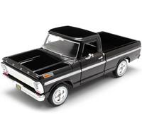 1969 Ford F100 Black Pickup Metallic 1:24 MOTOR MAX 79315