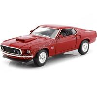 1969 Ford Mustang Boss 429 Rojo 1:24 Welly 24067