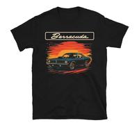 1970 Barracuda Muscle Car T-Shirt Vintage Classic Auto Tee Retro Gift for Men