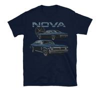 1970 Chevy Nova SS American Muscle Car T-Shirt Vintage Classic Auto Tee for Men