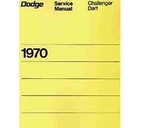 1970 Dodge Challenger and Dart Repair Shop Manual Original