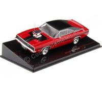 1970 Dodge Charger R / T Rojo / Negro 1:43 Modèles IXO CLC475N.22