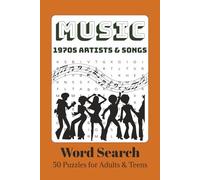 1970s Music Word Search Puzzle Book: Word Searches with Easy to Read Print about 1970s Music, Artists, and Songs | 6x9 inches, 100 pages | 50 Puzzles… Gift for Vacations, Holidays, and Leisure Times