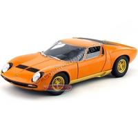 1971 Lamborghini Miura P400 SV Orange 1:18 Welly 18017