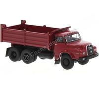 1972 Camion MAN 26.280 DHAK Benne Rouge Foncé/Noir 1:87 (H0) Brekina 78103