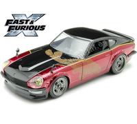 1972 Datsun 240Z Fast & Furious "Fast X" GRANATE / NEGRO DERCORADO 1:24 JADA TOY