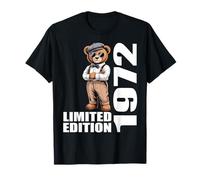 1972 Édition limitée Ours Anniversaire 1972 Vintage 1972 Rétro T-Shirt