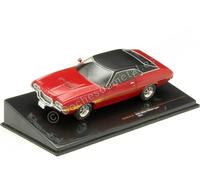 Ford Gran Torino Sport 1972 Rouge Noir Maquette de Voiture 1:43 ixo models