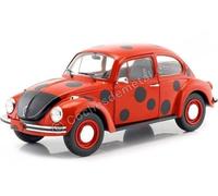 1973 Vokswagen Beetle "Mariquita" Rouge/Noir 1:18 Solido S1800509