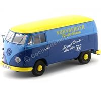 1973 Volkswagen T1 Nurnberger Nachcichten Bleu-Jaune 1:18 Schuco 450027900