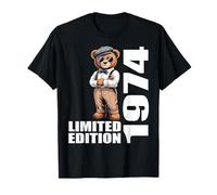 1974 Édition limitée Ours Anniversaire 1974 Vintage 1974 Rétro T-Shirt