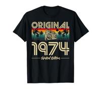 1974 vintage anniversaire rétro cadeaux pour homme femme années 70 80 T-Shirt