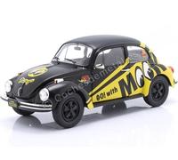 1974 Volkswagen VW Coccinelle/Escarabajo 1303 "Go with Moon" Noir/Jaune 1:18 Sol