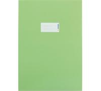 19752 Protège-Cahiers, Format A4, En Carton Vert Clair, Avec Champ D'inscription, En Papier Solide Et Extra Fort, Protège-Cahiers D'école, Couleur