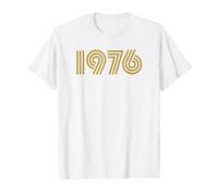 1976 - Année de Naissance - Anniversaire - Style Disco Vintage T-Shirt Graphique avec Valeur