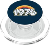 1976 Anniversaire Retro Sunrise PopSockets PopGrip pour MagSafe