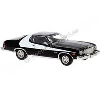 Ford Gran Torino, noir, blanc, 1976 - BREKINA 19735 - HO 1/87