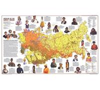 1976 Peuples de l'Union soviétique (carte)