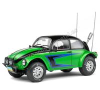 1976 Volkswagen VW Coccinelle "Baja Bug" Vert/Noir Décoré 1:18 Solido S1809603