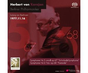 カラヤン&ベルリン・フィル ライヴ・イン・東京1977 - ベートーヴェン交響曲全集 III (Beethoven : Sym. 5 & 6 / Karajan & BPO (1977 Tokyo)) [SACD]