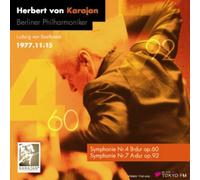 Karajan & Berlin Phil. – Live à Tokyo 1977 – Beethoven Symphonies IV – Stéréo 1re – Livret japonais
