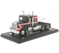 1977 Camion Tracteur Freightliner FLC120 64 T Noir/Rouge Décoré 1:43 IXO Models