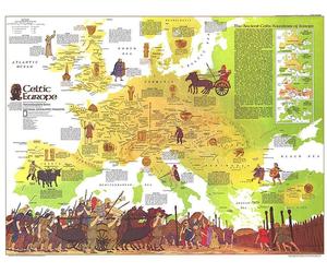 1977 Carte de l'Europe celtique