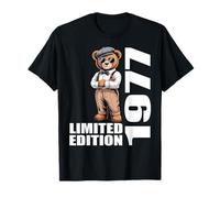 1977 Édition limitée Ours Anniversaire 1977 Vintage 1977 Rétro T-Shirt