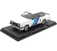 Ford Escort Mk II R Blanc avec Bleu Flash 1:18 Echelle Model Car Group MCG18351